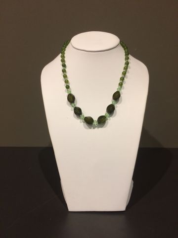 Collier Agate Verte